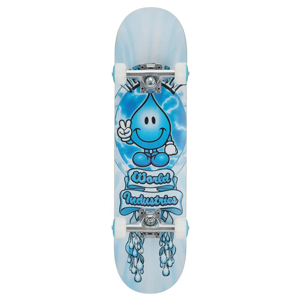 World Industries Wet Willy Icon Soft Top Complete Skateboard Multi 7.25"