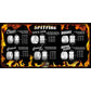 Spitfire Formula Four Skateboard Wheels Radial 97 Natural 54mm