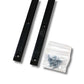 G-Tool Skateboard Rails 2 Pack Low Profile Black