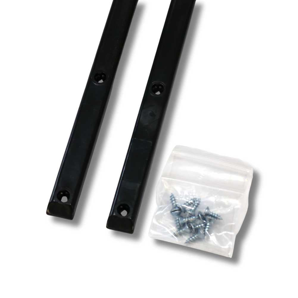 G-Tool Skateboard Rails 2 Pack Low Profile Black