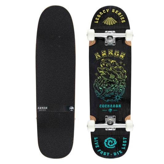 Arbor Street Complete Skateboard Legacy Cucharon Spellbound Multi 8.75"