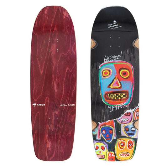 Arbor Greyson Portal Hopper Multi Skateboard Deck 9.75"