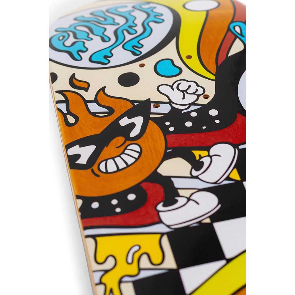 Enuff Designer Skateboard Deck Meltworld Confused 8"