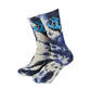 Santa Cruz Screaming Hand Tie Dye Sock Black 8-11