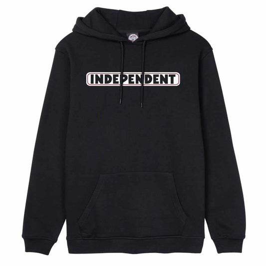Independent Bar Logo Hooded Sweatshirt Black