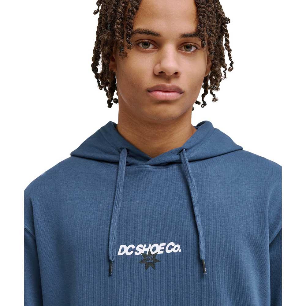 DC Shoes Vantura Pullover Hooded Sweatshirt Dark Denim Blue