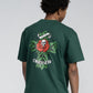 Santa Cruz T-Shirt Dressen Rose Cross 2 Rainforest Green