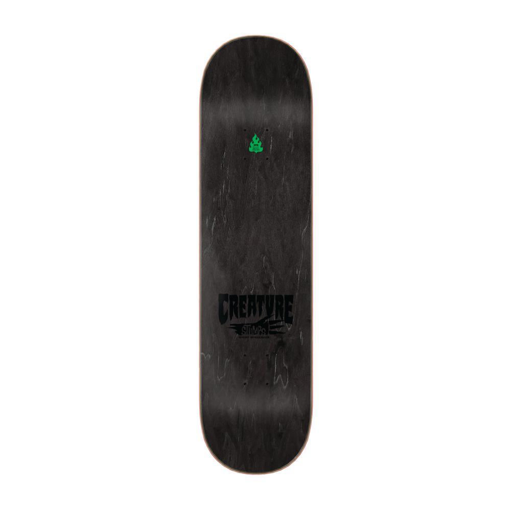 Creature Team Skateboard Deck Logo Stumps Assorted Black Yellow Green 9"
