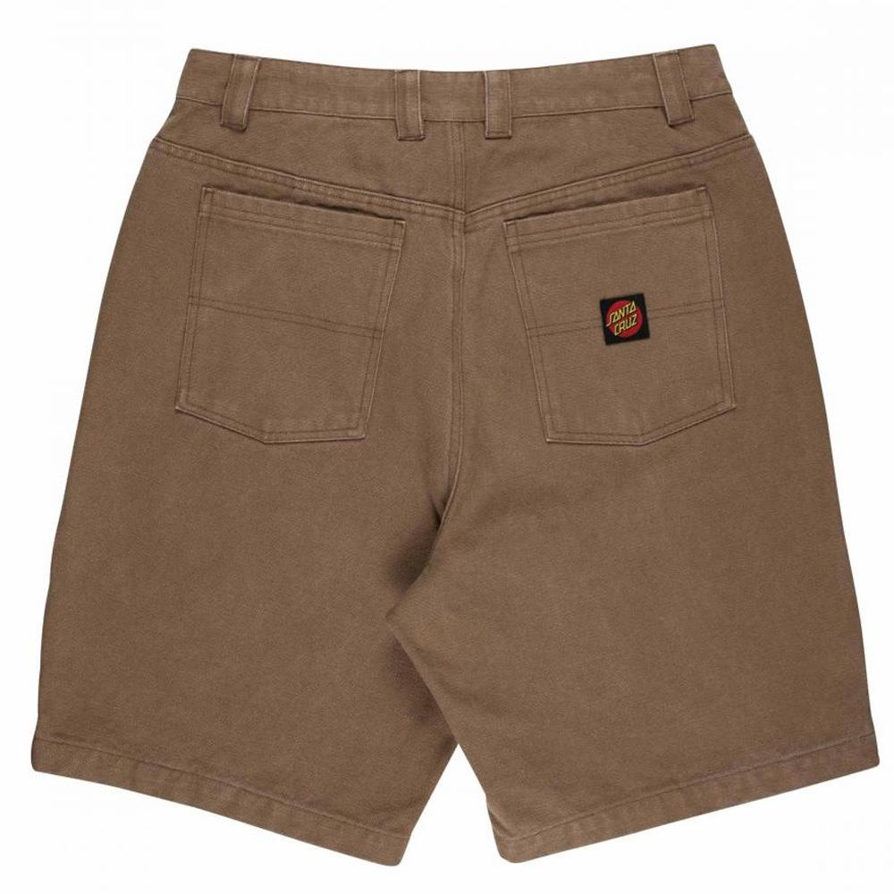 Santa Cruz Big Shorts Taupe Canvas Brown