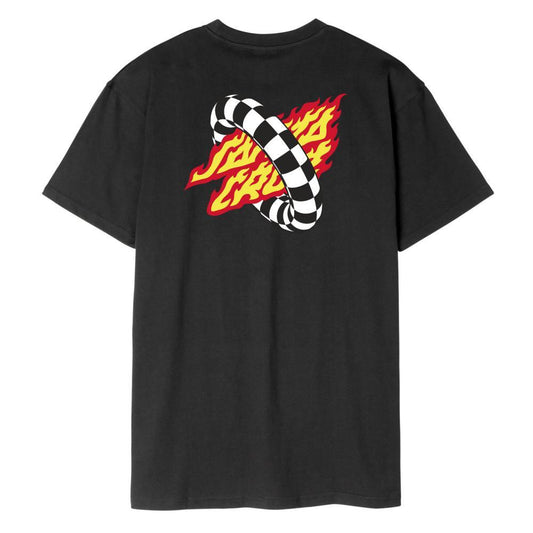 Santa Cruz T-Shirt Goal Flame Black