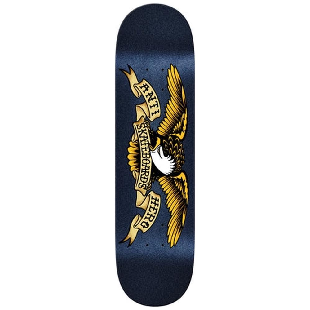 Anti Hero BBS Team Classic Eagle Easy Rider Skateboard Deck Navy 8.5"