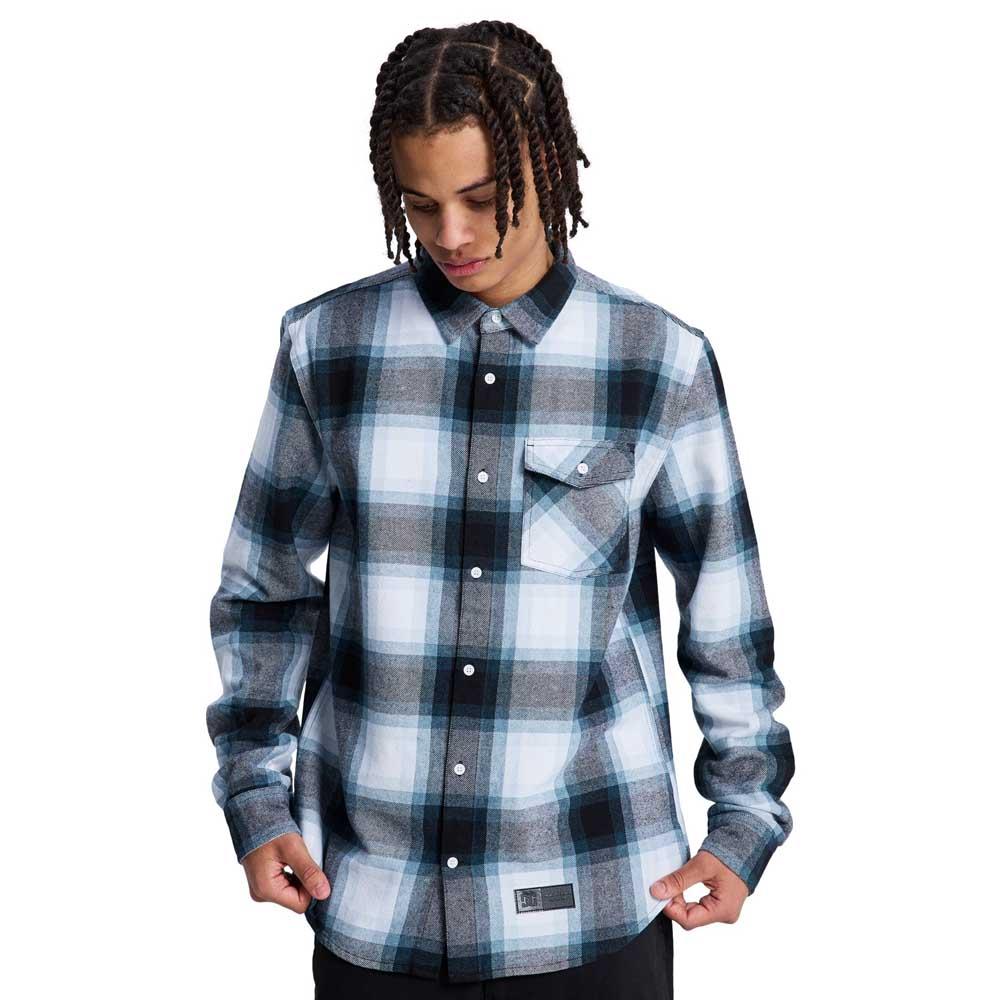 DC Shoe Co Marshal Flannel Shirt Storm Blue