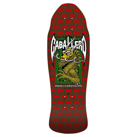 Powell Peralta Steve Caballero Street Dragon '21' Red Brown Stain Skateboard Deck 9.625"