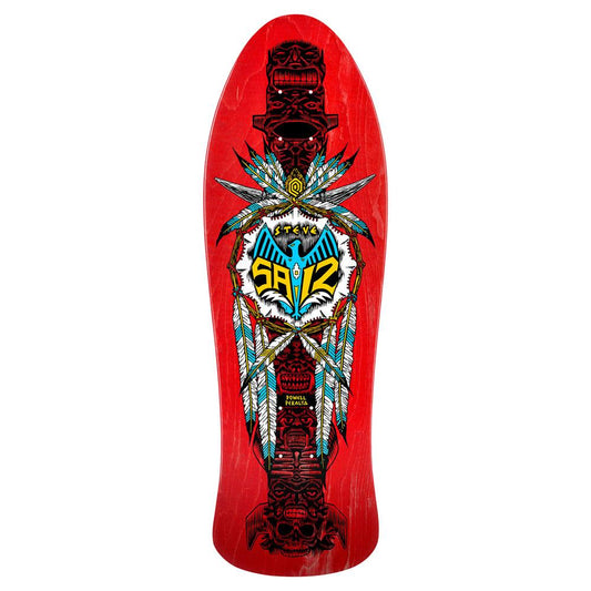 Powell-Peralta™ Steve Saiz • Totem '07' Red Stain Skateboard Deck 10"