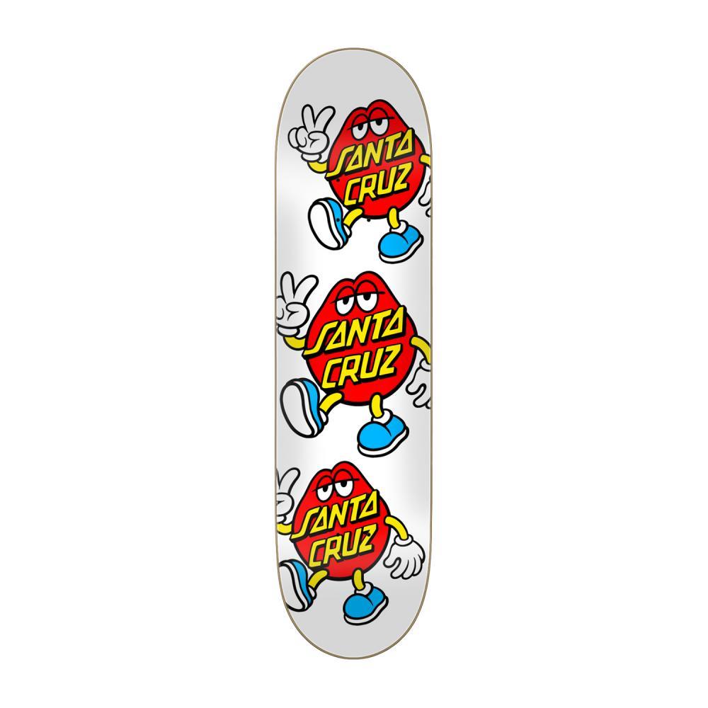 Santa Cruz Team Skateboard Deck Dot Guy ATV White 8"