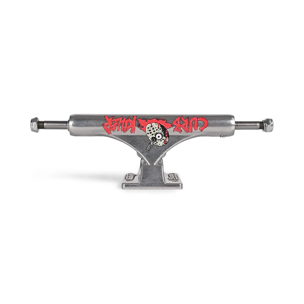 Slappy ST1 CurbKiller II Hollow Inverted KP Skateboard Trucks Polished 9"
