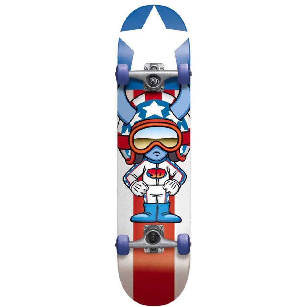 Speed Demons Stars Soft Top Factory Complete Skateboard Multi 6.75''