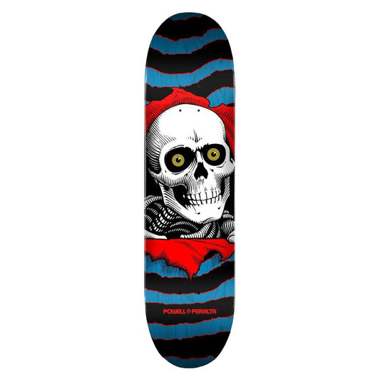 Powell Peralta Ripper Blue Stain Red Skateboard Deck 7.5"