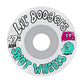 Snot Wheels Lil Boogers Conical Clear Skateboard Wheels 47mm 101a
