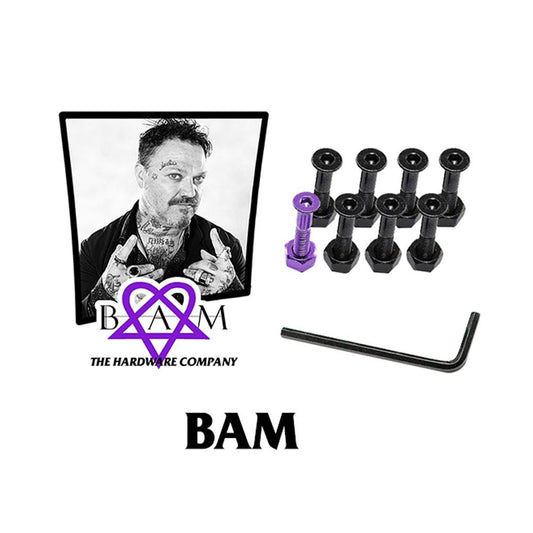 The Hardware Company THC LTD BAM  1"Allen Nuts And Bolts Purple