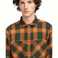 Element Skateboards Compass Long Sleeve Shirt Forest Chedder Plaid