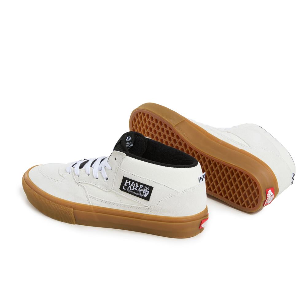 Vans Skate Half Cab Antique White Gum Skate Shoes