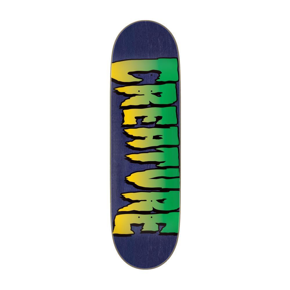 Creature Team Skateboard Deck Logo Stumps Assorted Black Yellow Green 8"