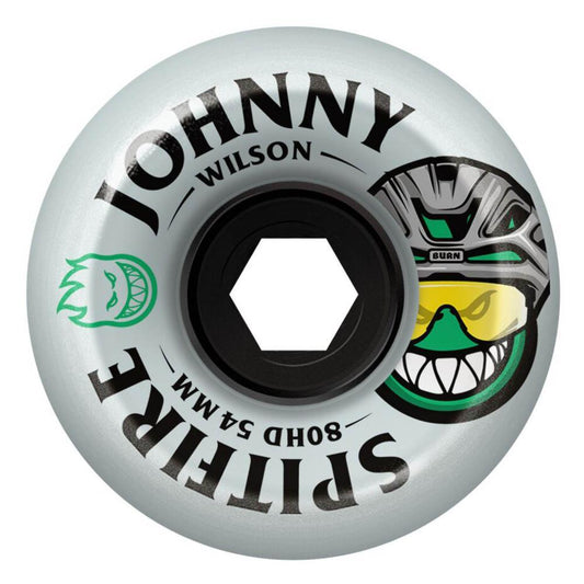 Spitfire Skateboard Wheels Formula Four Conical Full 80DU Wilson Burn Squad Clear 54mm