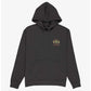 RVCA Iris Pullover Hooded Sweatshirt Washed Black