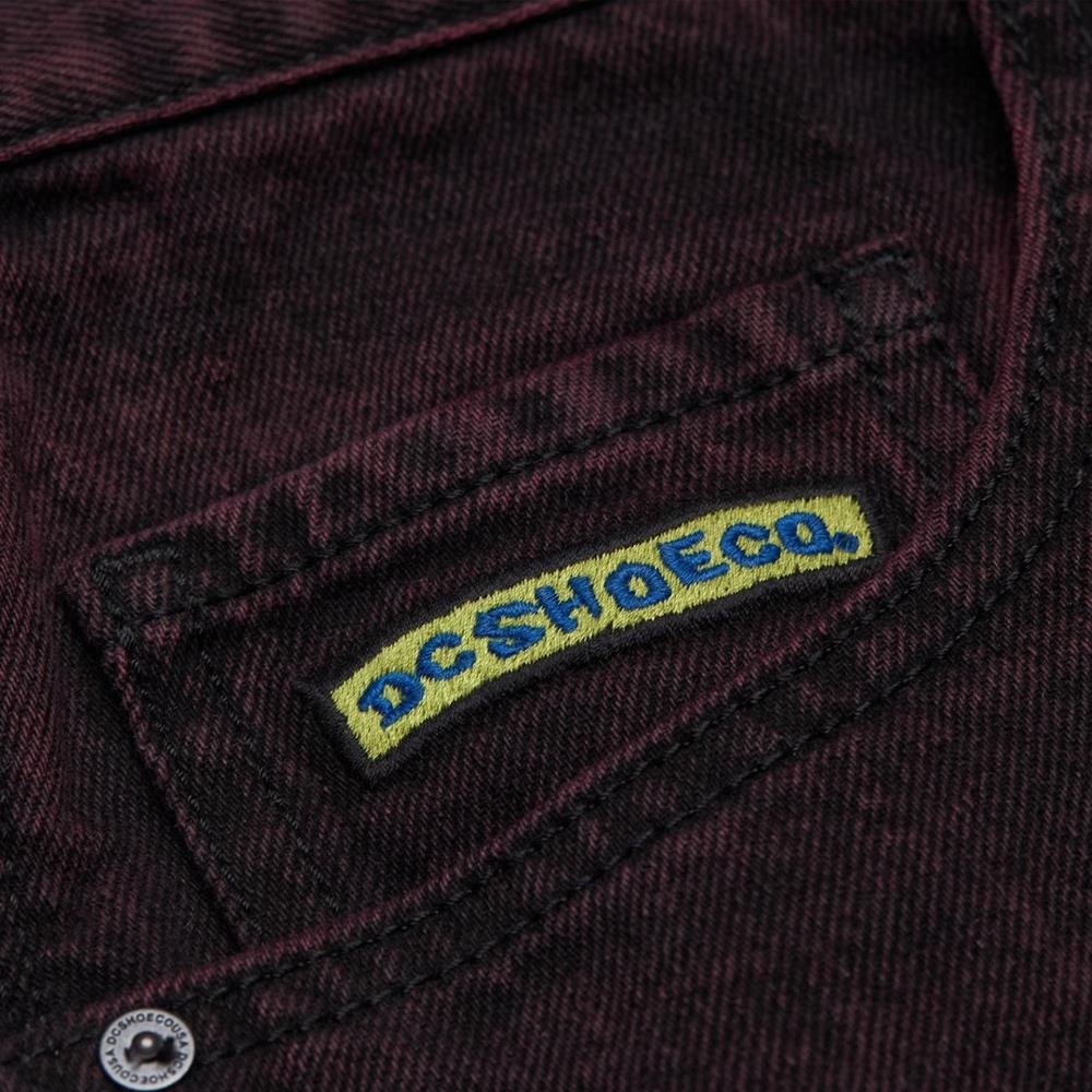 DC Shoe Co Baggy Denim Carpenter Jeans Fig Red