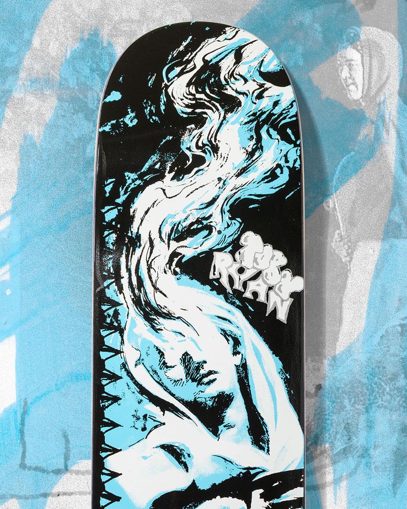 Real New Pro Toby Ryan Duplicator Skateboard Deck Multi 8.25"