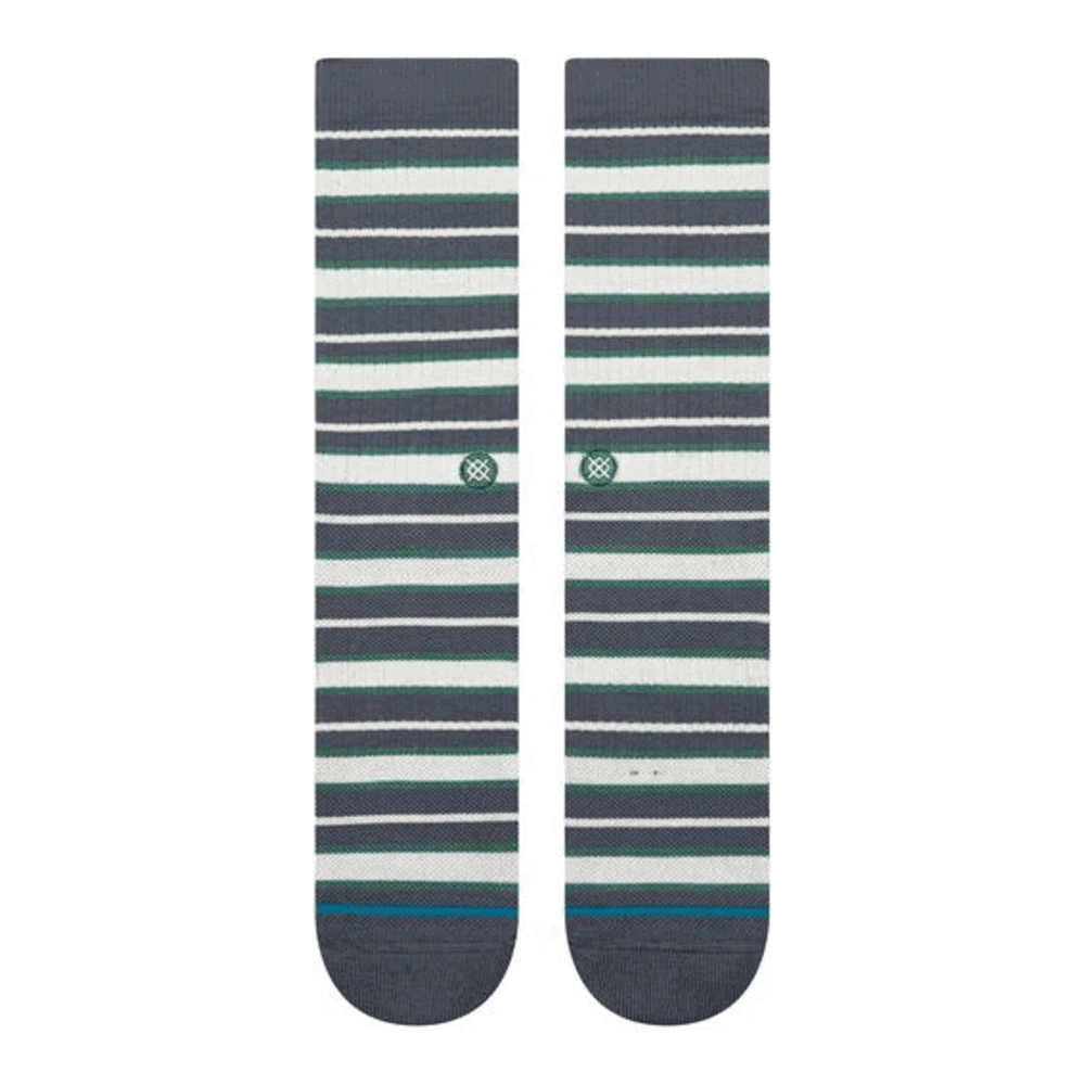 Stance Signature Stripe Crew Socks Turbulence Medium Uk4-7