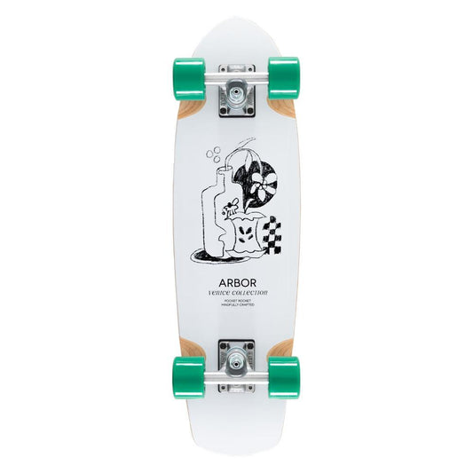 Arbor Cruiser Complete Skateboard Venice Pocket Rocket - Decay Multi 27"
