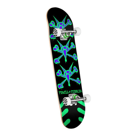 Powell Peralta Vato Rats Factory Complete Skateboard Skateboard Black Green 7"