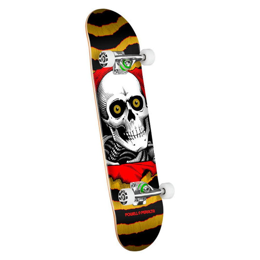 Powell Peralta Ripper Factory Complete Skateboard Yellow Red 7.75"