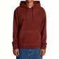 RVCA Hewitt Hooded Sweatshirt Dark Red Earth