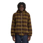 Element Dulcey Fuzzy Check Hooded Bomber Jacket Brushed Plaid Mole