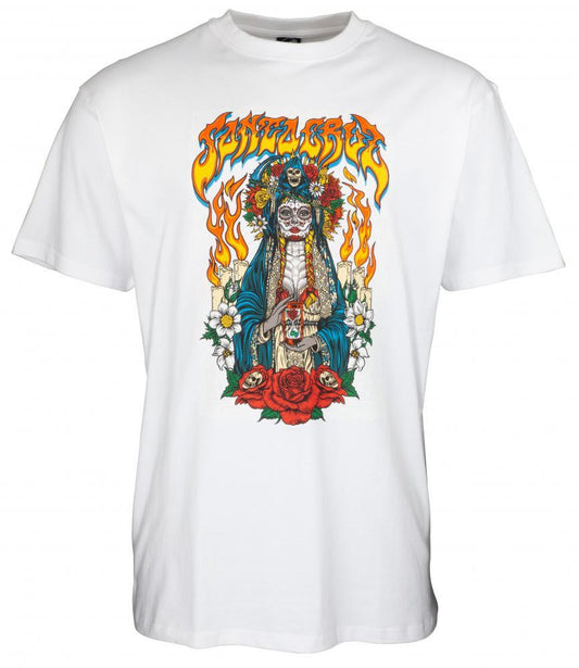 Santa Cruz T-Shirt Santa Muerte T-Shirt White