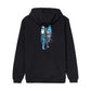 Santa Cruz Meek Pinstripe Slasher Hooded Sweatshirt Black