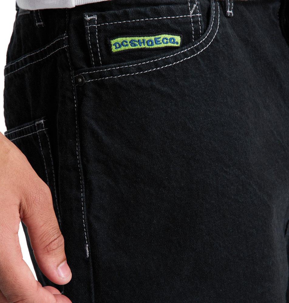 DC Shoe Co Baggy Denim Shorts Black Tint