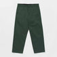 Volcom Fricken Loose Tapered Cord Trousers Squadron Green