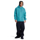 DC Shoe Co Patch It Pullover Hooded Sweatshirt Storm Blue
