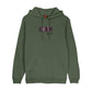Santa Cruz Skateboards Hooded Sweatshirt Roskopp Dissect Strip Dark Moss