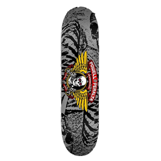 Powell Peralta Winged Ripper Black Silver Skateboard Deck 7.0"