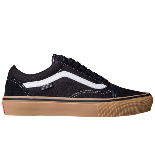 Vans Skate Old Skool Black Gum White Skate Shoes
