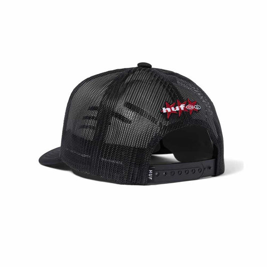 Huf Rizzo Trucker Cap Hat Black