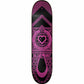 Blueprint Home Heart Skateboard Deck Black Pink 7.875"
