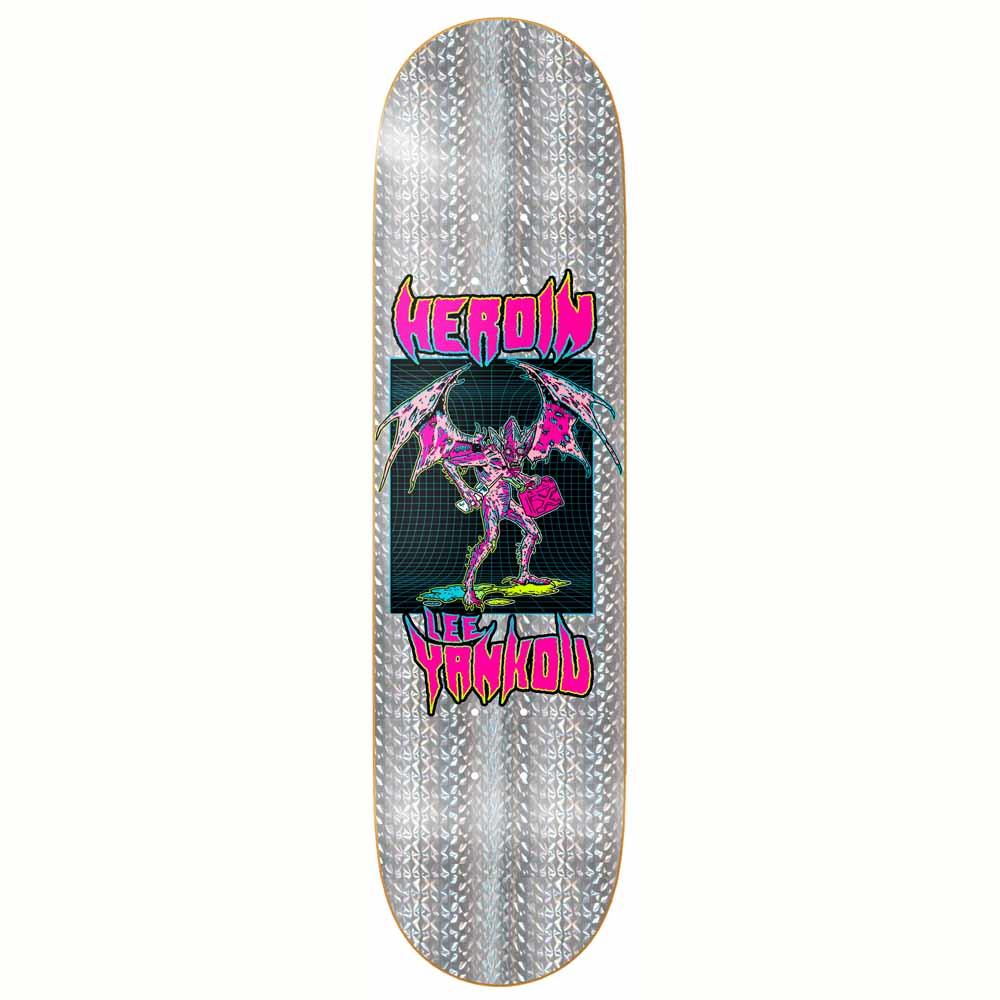 Heroin Skateboards Lee Yankou Hellscape Skateboard Deck 8.25"