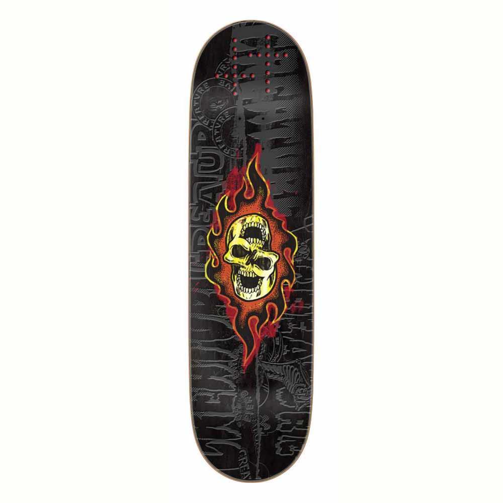 Creature Skateboard Deck Evil Twins LG Black/Red 8.6"