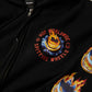 HUF X Spitfire Chrome Head FZ Hoodie Black